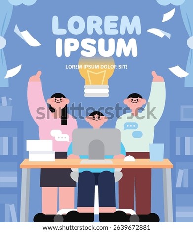 a part-time job, a job illustration