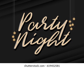 Party Abstract Background for Banner, Poster, Brochure and Flyer for Eve, Party, Club and Celebration.