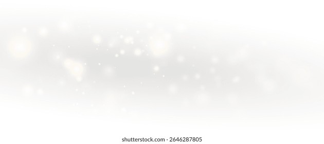 Party abstract background with glittering bokeh, glowing lights, and shimmering effects. Glamorous gold and silver sparkles create a magical, retro night atmosphere.