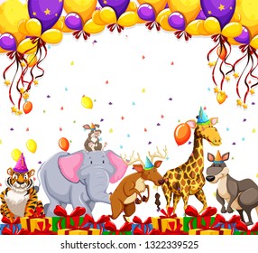 Party Animals celebration card