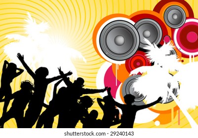 party background