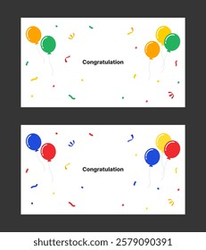 Party background, balloon, flower paper, confetti, celebratory decoration, birthday party