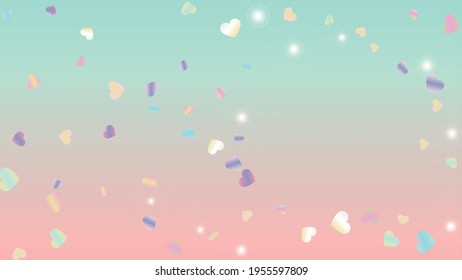 Fondo del partido con confetti de partículas brillantes. Día de San Valentín. Patrón de cumpleaños. Puntos de luz. Explosión de Confetti. Ilustración del vector de brillo. Diseño para Revista.