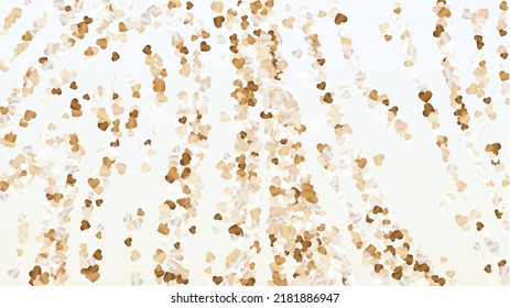 Party Background with Confetti of Glitter Particles. St. Valentine Day. Christmas pattern. Light Spots. Explosion of Confetti. Glitter Vector Illustration. Design for Sale.