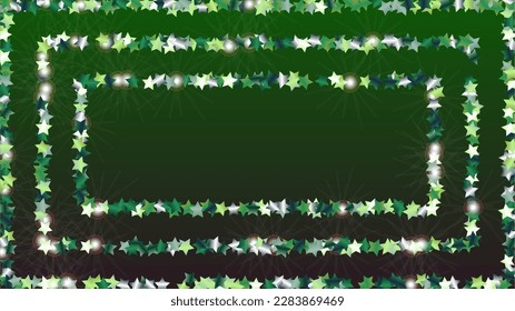 Party Background with Confetti of Glitter Particles. Sparkle Lights Texture. New Year pattern. Light Spots. Star Dust. Explosion of Confetti. Design for Magazine.