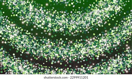 Party Background with Confetti of Glitter Particles. Sparkle Lights Texture. Party pattern. Light Spots. Star Dust. Explosion of Confetti. Design for Advertisement.