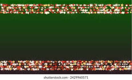 Party Background with Confetti of Glitter Particles. Sparkle Lights Texture. Celebration pattern. Light Spots. Star Dust. Explosion of Confetti. Design for Template.