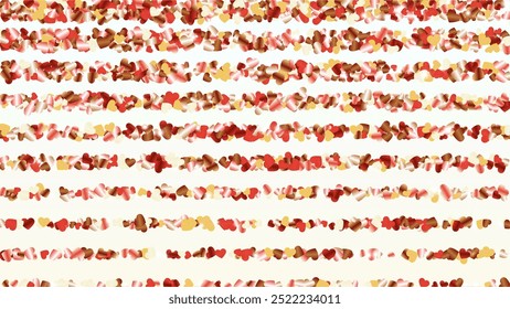 Party Background with Confetti of Glitter Particles. St. Valentine Day. Birthday pattern. Light Spots. Explosion of Confetti. Glitter Vector Illustration. Design for Print.