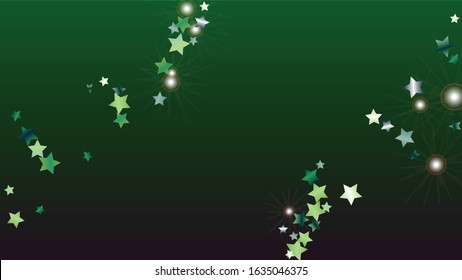 Party Background with Confetti of Glitter Star Particles. Sparkle Lights Texture. Anniversary pattern. Light Spots. Star Dust. Christmass Design. Explosion of Confetti. Design for Card.
