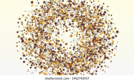 Fondo del partido con confetti de partículas de estrella brillante. Sparkle Luces Textura. Patrón de Año Nuevo. Puntos de luz. Star Dust. Diseño de Navidad. Explosión de Confetti. Diseño para tarjeta.