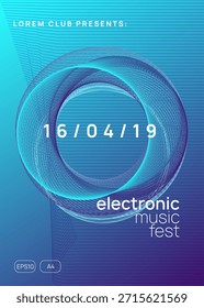 Party Background. Dance Design. Trance Invite. Blue Discotheque Set. Soundwave Disco Invitation. Night Club Concert Element. Violet Sound Flyer. Green Party Background