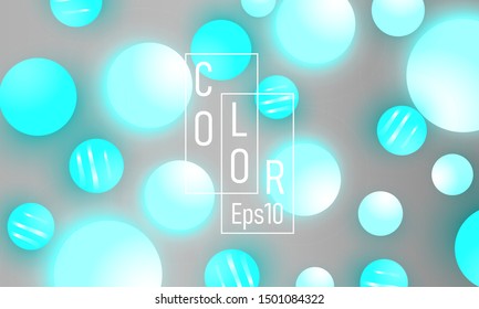 Party background. Festive round decoration element. Happy new year. Merry Christmas. Falling confetti birthday party decoration. Vector.