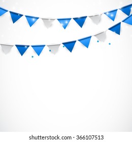 Party Background with Flags Vector Illustration. EPS10 - Shutterstock ID 366107513