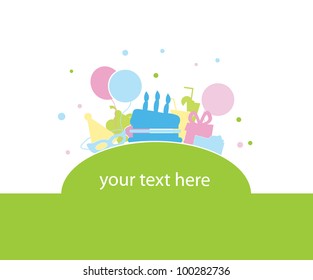 party background for invitation card, template, banners and others