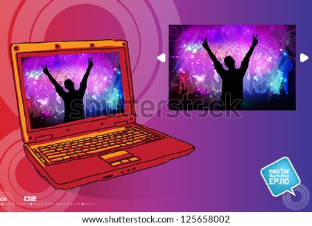 Party background ready for banner, poster or presentation