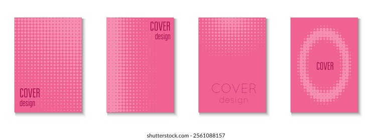 Party Background Set. Modern Tech With Simple Shapes. Young Brand In Minimalistic Frame. Business Flyer. Minimalist Wave Poster. Geometric Dot Pattern. Trendy Party Background