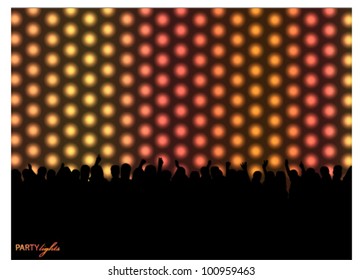 Party Background - Silhouettes & Lights