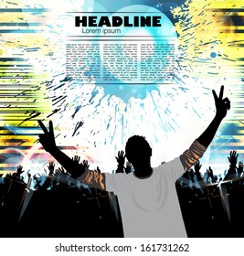 Party Background. Vector