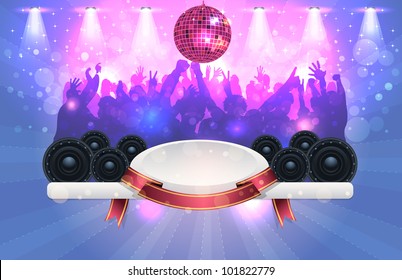 Party Background Vector Design