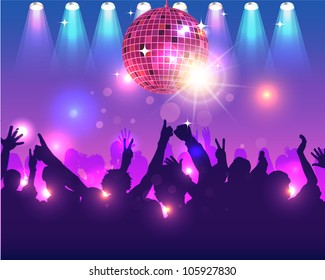 Party Background Vector Design