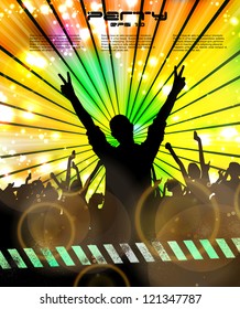 Party Background. Vector Illustration