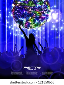 Party Background. Vector Illustration
