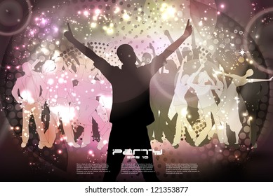 Party Background. Vector Illustration