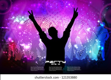 Party Background. Vector Illustration