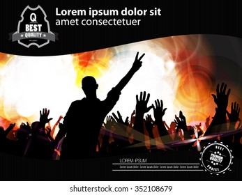 Party Background. Vector Illustration