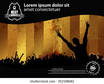 Party Background. Vector Illustration