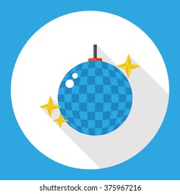 party ball flat icon