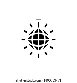 Party Ball icon in vector. Logotype