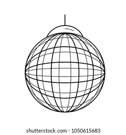 Icono de línea vectorial de bola de partido aislado en fondo blanco. Icono de la línea de pelota para infografía, sitio web o aplicación. Icono diseñado en un sistema de cuadrícula.