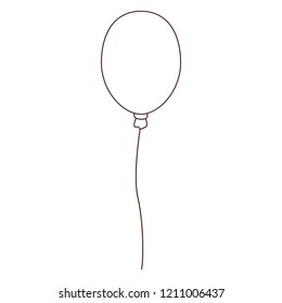 Party balloon cartoon