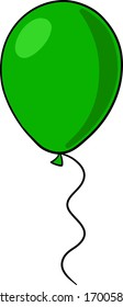 Party balloon illustration, sketch style.