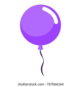 Party balloon isolated on white background, Vector illustration