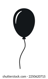 Party balloon vector illustration icon