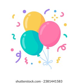 Party balloons. colorful balloons For decorating birthday parties