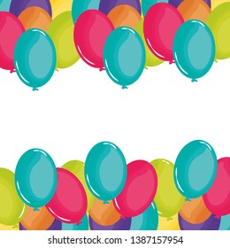 party balloons helium floating frame