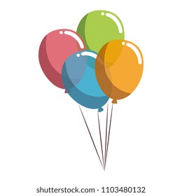 party balloons helium icon