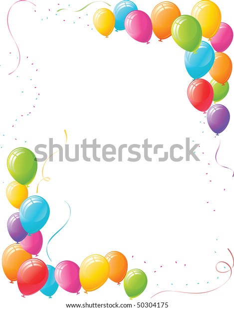 19,227 Vertical Birthday Borders Stock Vectors, Images & Vector Art ...