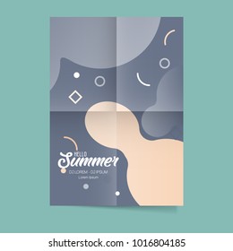 Party Banner or Flyer with three color concepts