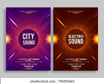 Party banner or poster template design.