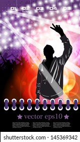 Party banner. Vector