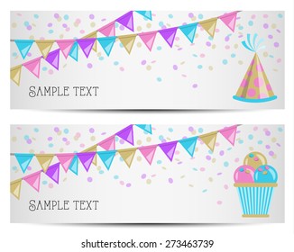 party banner vector