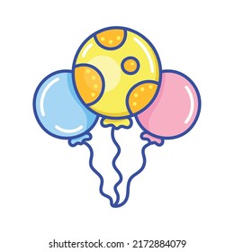 Party Birthday Balloons Helium Icon