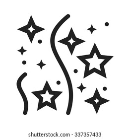 Party, birthday, celebration icon vector image. Can also be used for party. Suitable for web apps, mobile apps and print media.