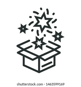 party, birthday - minimal line web icon. simple vector illustration. concept for infographic, website or app.