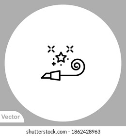 Party blow icon sign vector,Symbol, logo illustration for web and mobile