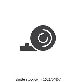 Party blower vector icon. filled flat sign for mobile concept and web design. Popper whistle simple solid icon. Symbol, logo illustration. Pixel perfect vector graphics